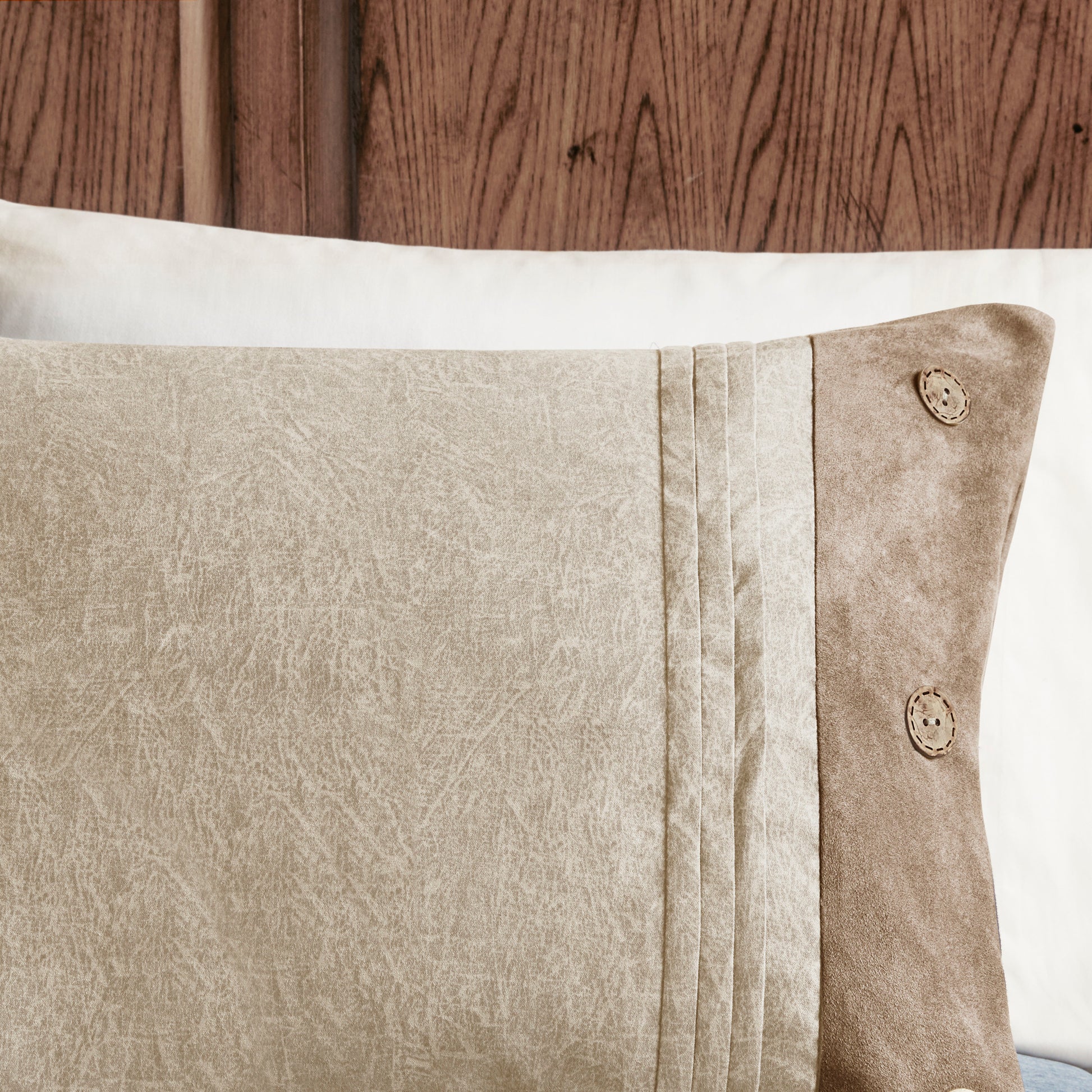 7 Piece Faux Suede Comforter Set Tan Queen Queen Tan Polyester