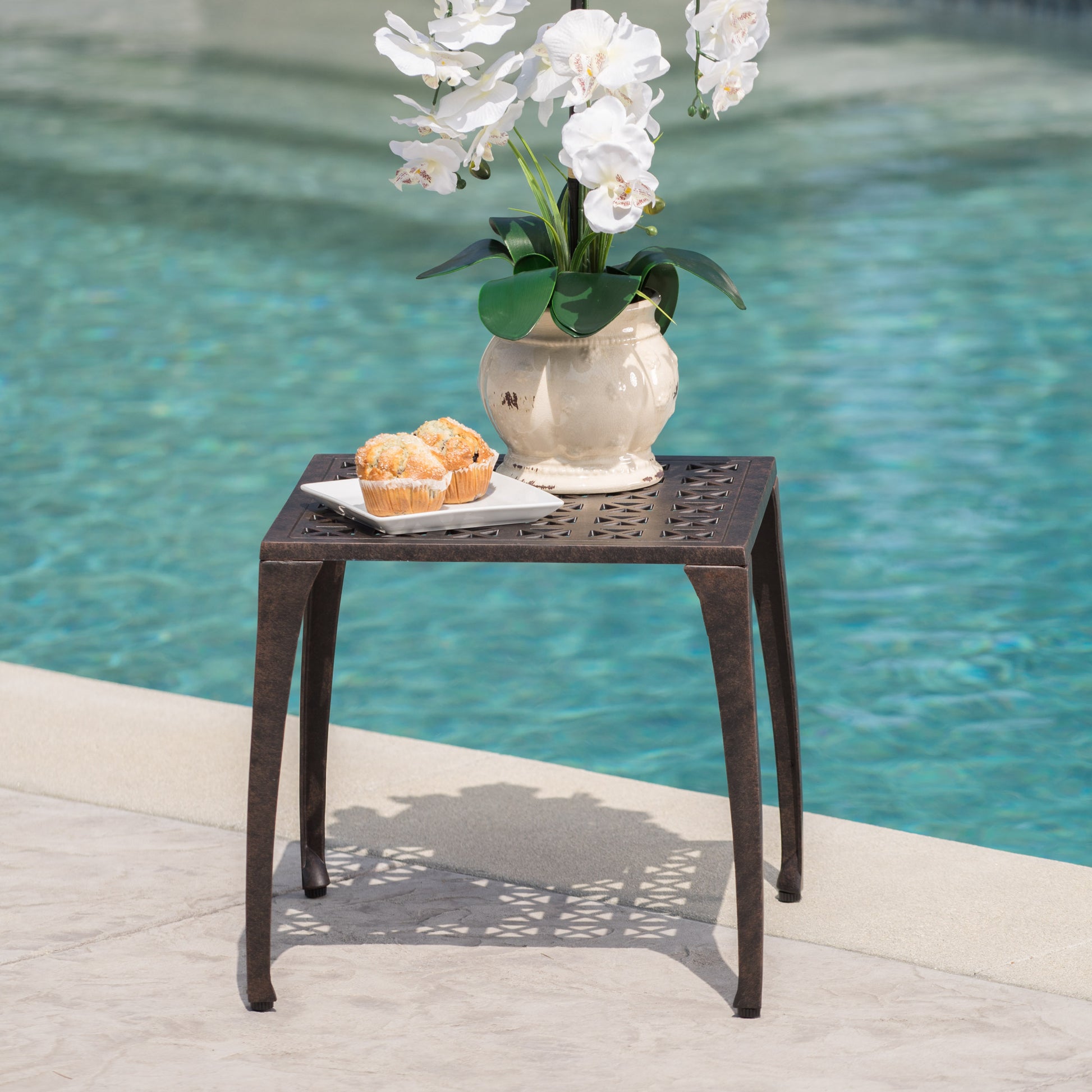 Kai 18 Side Table - Bronze Aluminium