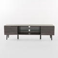 Tv Stand Gray 50 59 Inches Mdf Metal