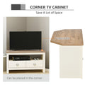 Homcom Corner Tv Stand Up To 50