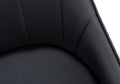 Dining Chair, Set Of 2, Side, Upholstered, Kitchen, Dining Room, Black Leather Look, Chrome Metal, Contemporary, Modern Black Foam Faux Leather