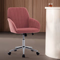 Ty Office Chair Rose Red Velvet