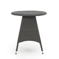 Corsica Rd Bistro Table Grey Rattan