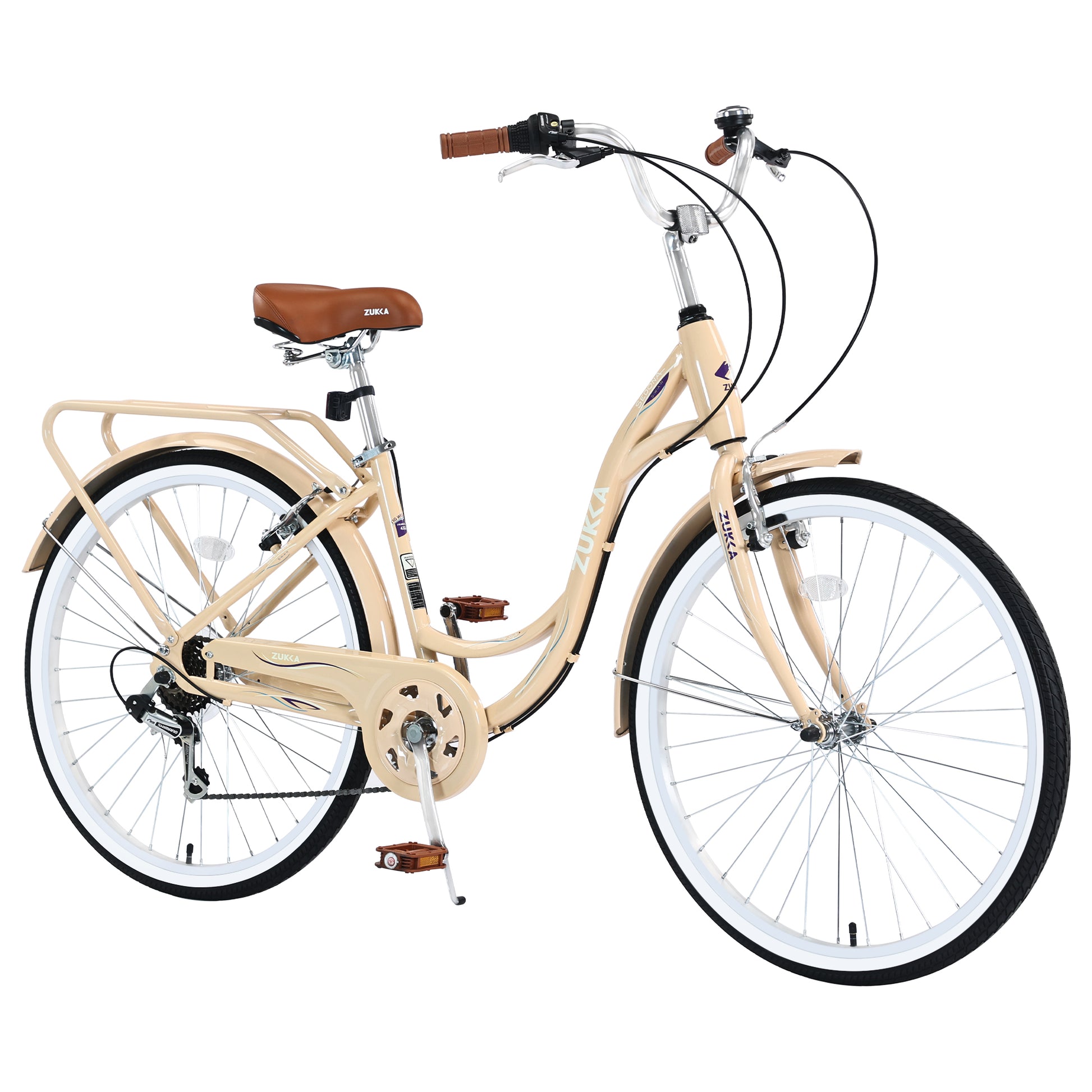 24 inch womens bicycle 7 Speed, Steel Frame, Multiple Colors 24 Inch Ladies Bicycle Cycling B