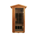 One People Outdoor Okoume Wood Far Infrared Sauna Room Natural Wood Metal & Wood