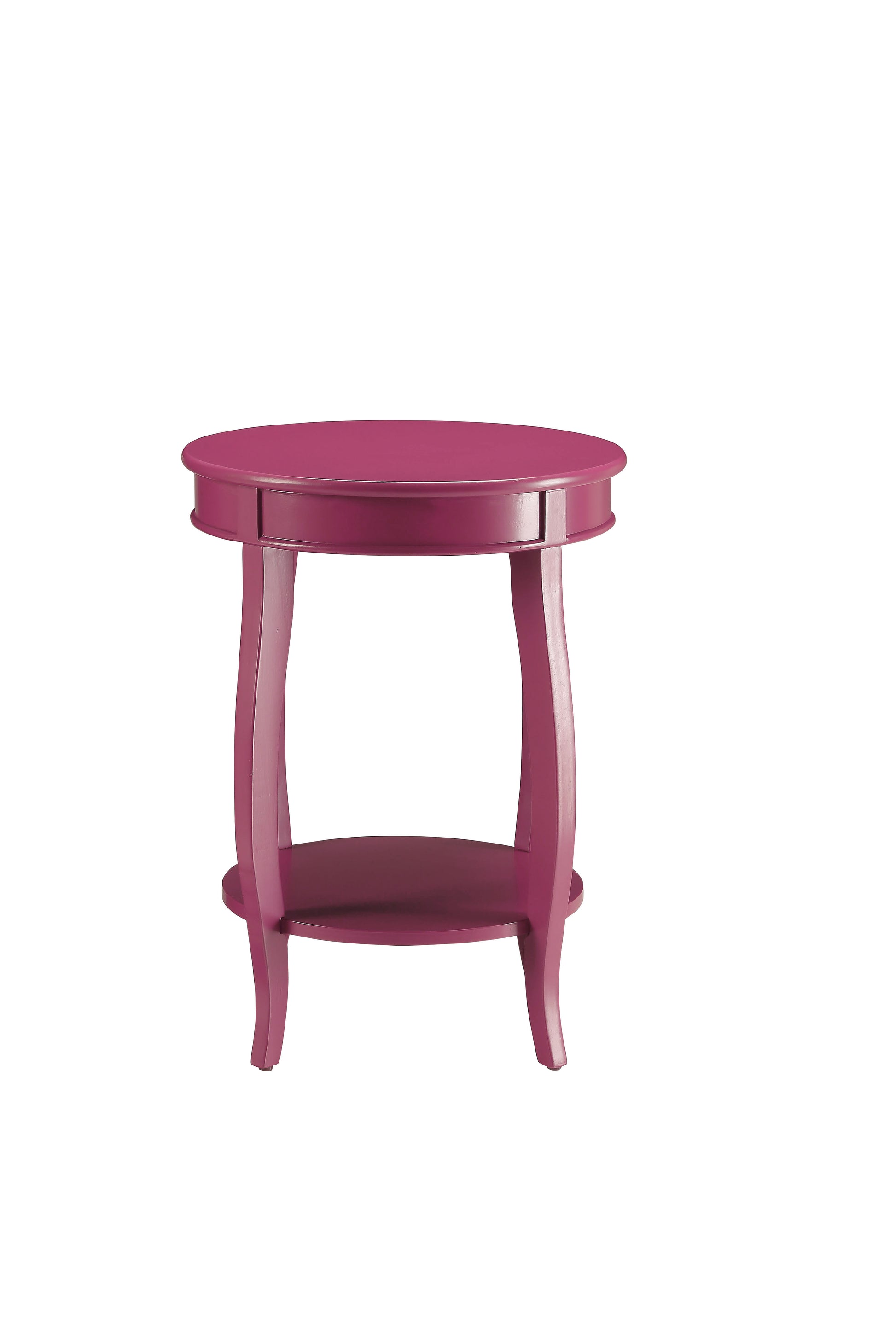 Aberta Accent Table, Purple Ac01228 Purple Wood