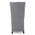 Dining Chair Light Grey Fabric