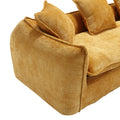 Modular Sectional Sofa, U Shaped Couch With Sofa For Five & Pillows, Modern Minimalist Chenille Fabric Large Comfy Cloud Sofas, Living Room Furniture Sets Mustard Yellow Chenille 5 Seat