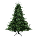 8Ft Christmas Tree Simulate Nature Advanced Materials Premium Hinged Spruce Artificial Douglas Firs Tree, Christmas Holiday Party Atmosphere Decoration Year Celebration Pe Pvc Xmas Tree Green