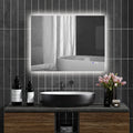 Homcom Led Bathroom Mirror With Lights, 32