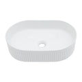 19.31X12.19 Inch White Ceramic Oval Vessel Bathroom Sink White Ceramic