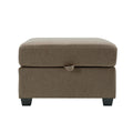 Palmilla Ottoman Brown Brown Polyester 1 Seat