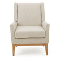 Kd Accent Chair Beige Fabric
