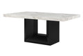 Sheena Dining Table Black Rubber Wood