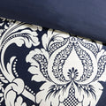 7 Piece Cotton Printed Comforter Set Indigo King King Indigo Polyester