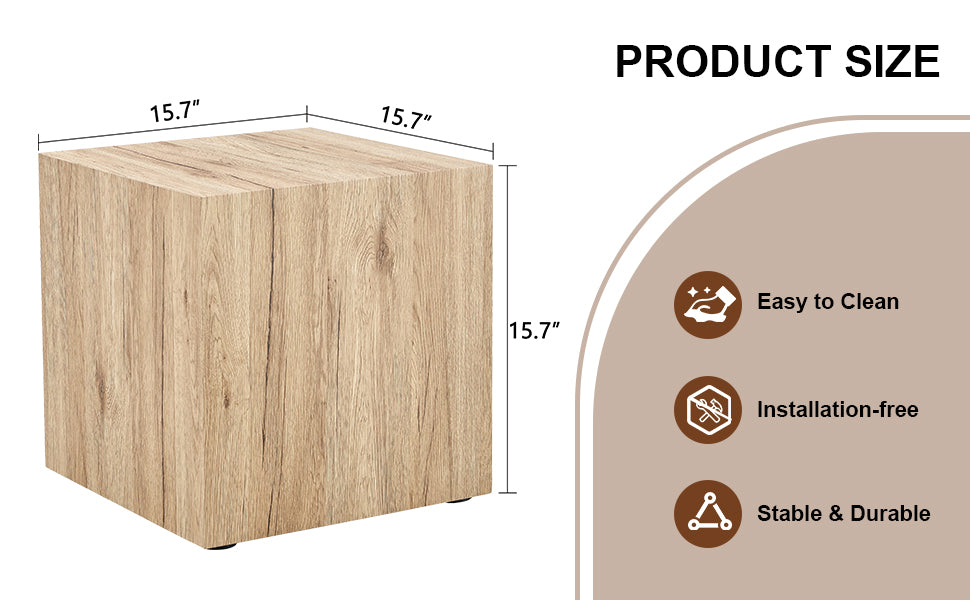 Elevate Your Living Space With This Modern Mdf Coffee Table That Showcases Smooth, Light Wood Color Texture Patterns. It Is Characterized By Stylish Design. Wood Mdf