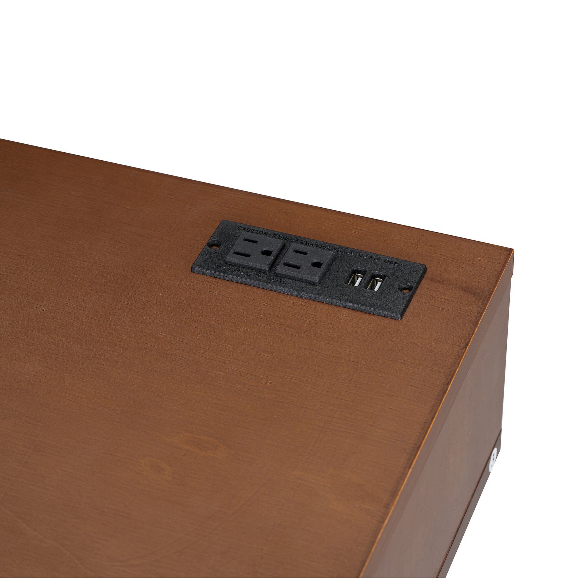 3 Pieces Bedroom Set With Queen Size Wooden Bed Frame, 1 Vintage Nightstand And 1 Makeup Vanity Set With Stool,Walnut Queen Walnut 3 Piece Set Wood