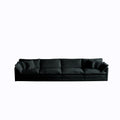 Free Combination Modular Sofa Free,4 Seater Sofa Comfy Chenille Fabric,Sectional Sofa Couch,Black Chenille Black Chenille 4 Seat