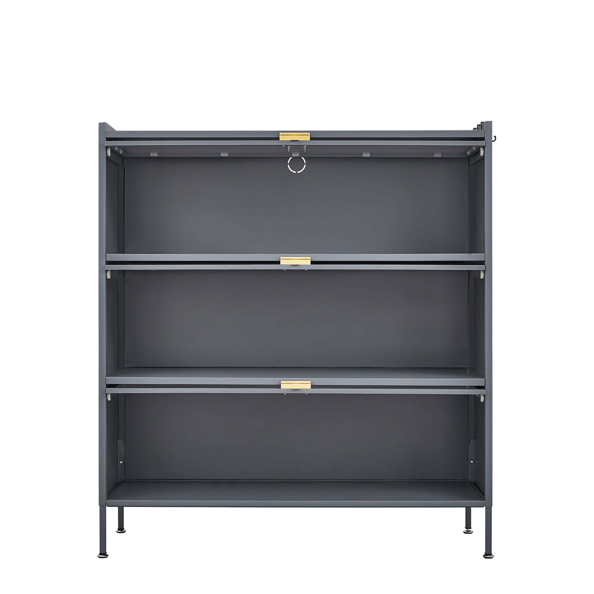 3 Tier Pantry Storage Cabinet Baker Racks For Kitchen With Storage Kitchen Pantry Storage Cabinet Microwave Rack Storage Rack Gray Modern Metal