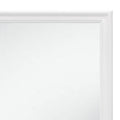 Charlston White Mirror White Solid Wood Mdf