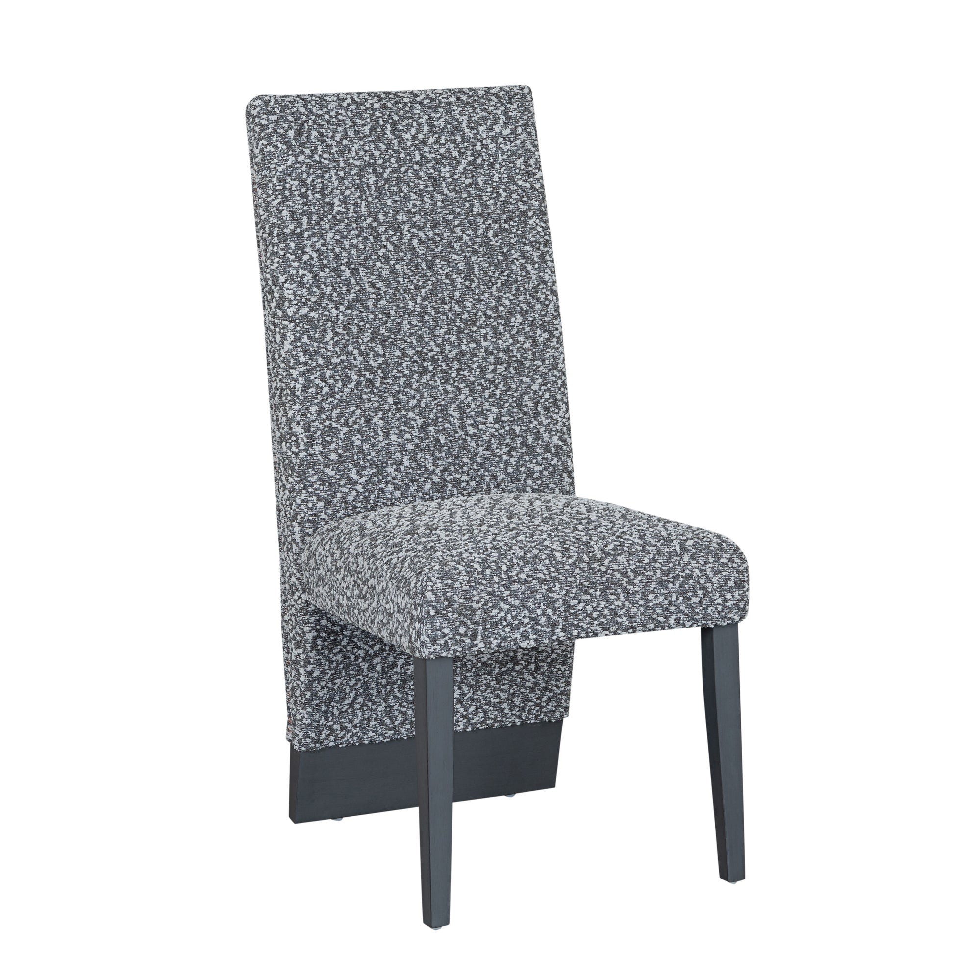 Stacey White And Grey Dining Chair Solid White Dining Room Rubberwood Solid Back 1 Marble Foam Wipe Clean Square Modern Side Chair Foam Rubber Wood