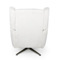 Swivel Chair Ivory Fabric