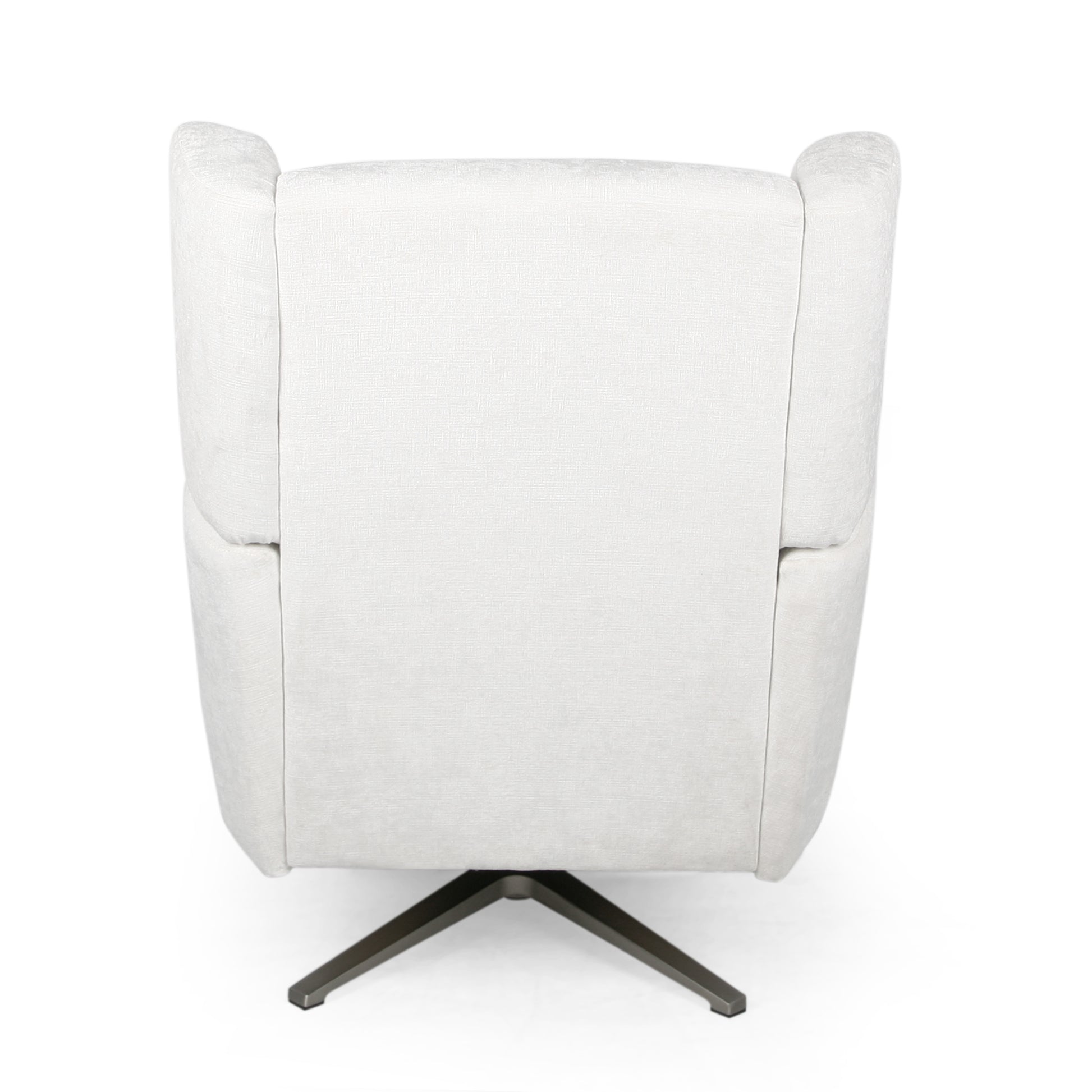 Swivel Chair Ivory Fabric