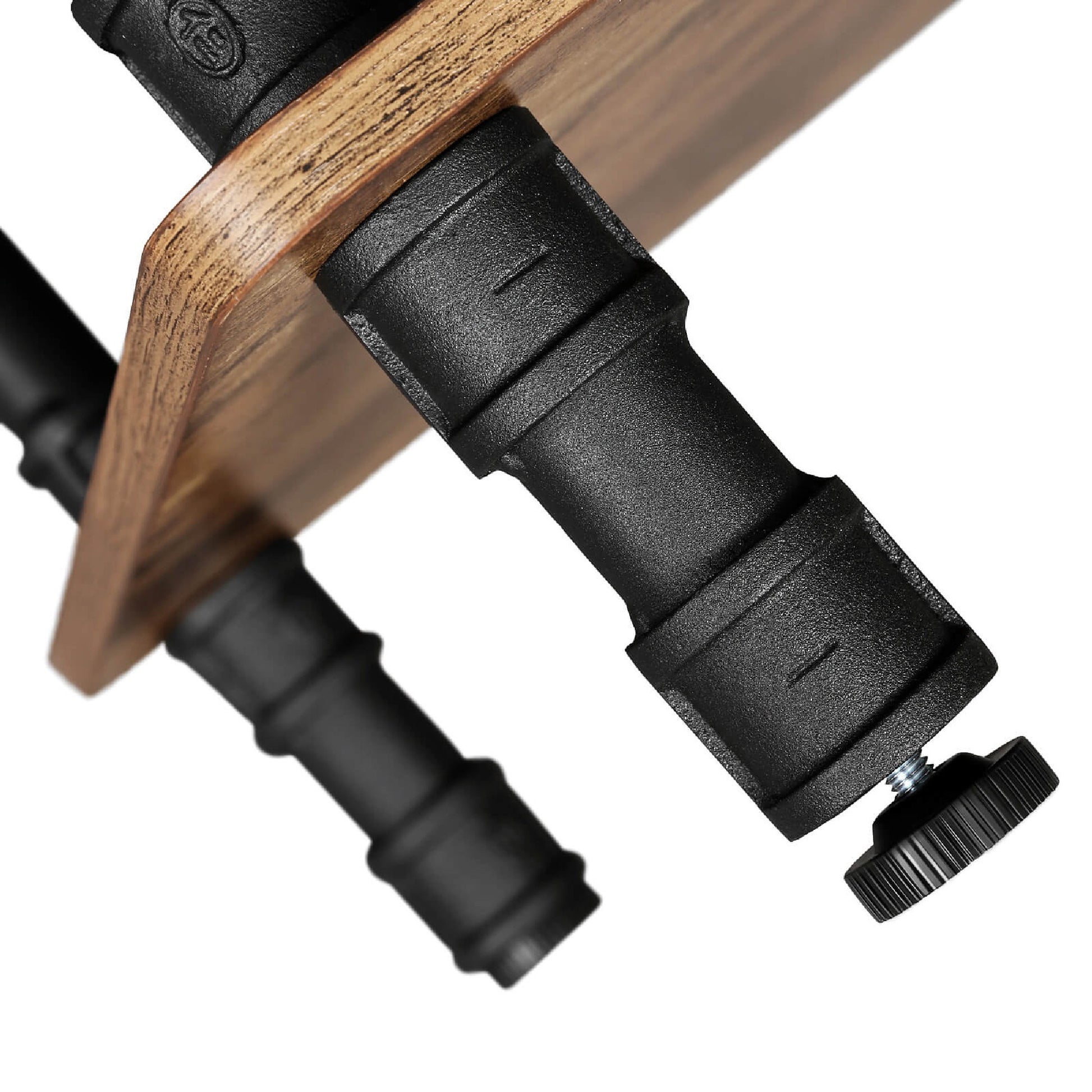 Wood And Metal Frame Console Table With Open Bottom Shelf, Rustic Brown Brown Particle Board