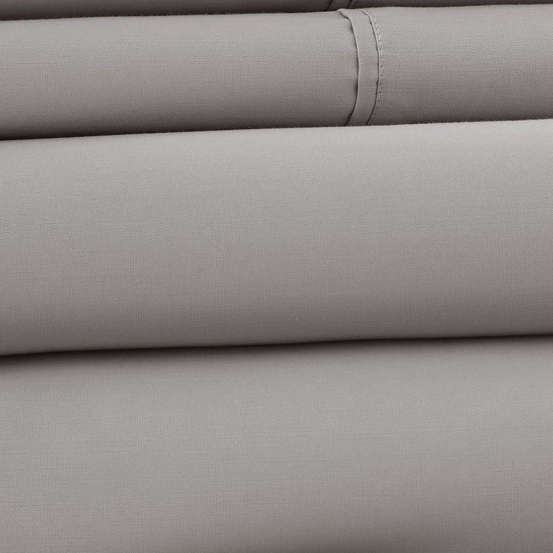 Forli 6 Piece Microfiber Full Sheet Set With Nano Technology The Urban Port, Gray Gray Microfiber