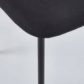 Black Sennit Chair,Set Of 4,Dining Chair,Coffee Chair Black Metal