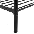 Twin Over Twin Bunk Bed With Ladders Twin Black Steel