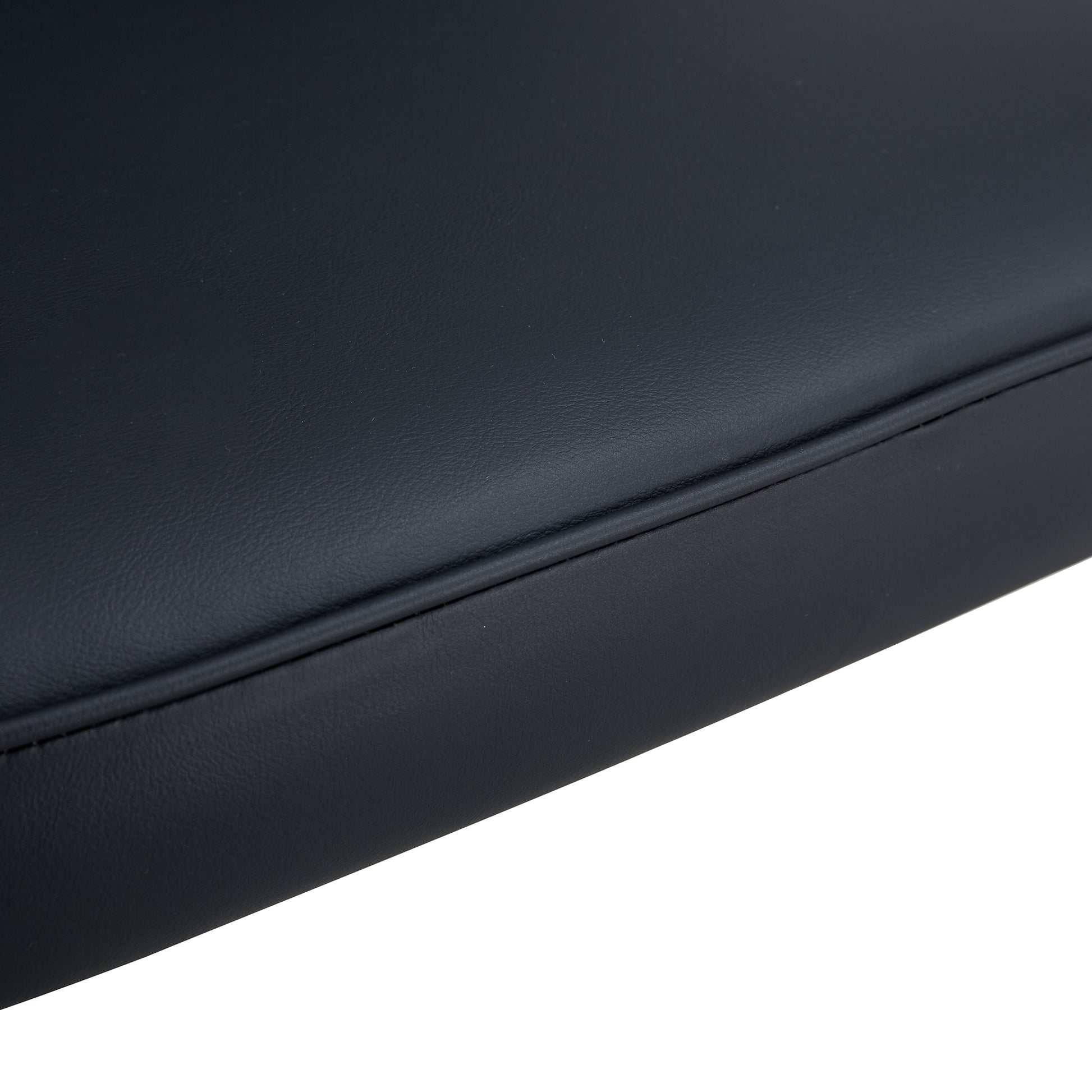 Table And Chair Set.The Table Has A Glass Top With Imitation Marble Pattern Stickers And Stainless Steel Golden Legs. Paried With Chairs With Pu Artificial Leather Backrest Cushions And Black Legs. White Gold Seats 8 Glass Metal