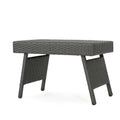 Salem Pe Wicker Snack Table Grey Rattan