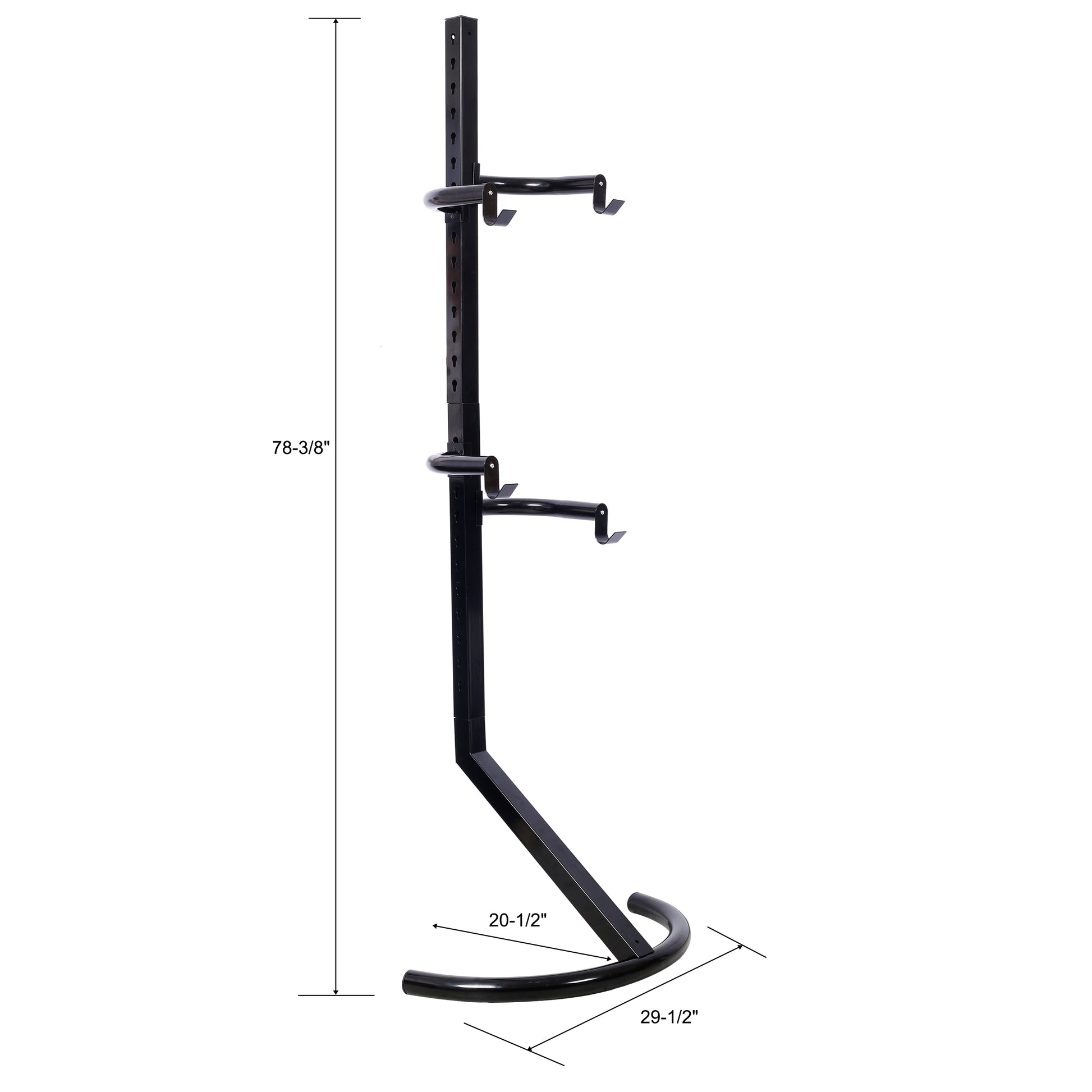Bike Rack ,2 Bike Garage Wall Indoor Bicycle Storage Rack Stand Black Steel