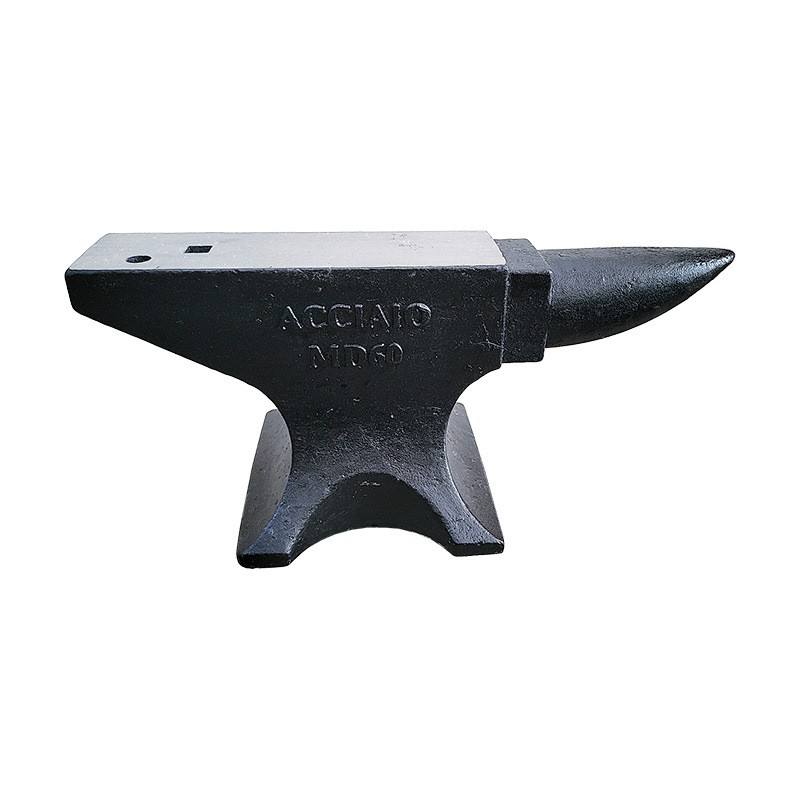Single Horn Anvil 132Lbs Cast Steel Anvil Blacksmith For Sale Forge Tools And Equipment Anvil Rugged Round Horn Anvil Blacksmith Jewelers Metalsmith Blacksmith Tool Black Carbon Steel