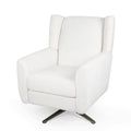 Swivel Chair Ivory Fabric