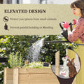 Outsunny Raised Garden Bed With Legs, 34