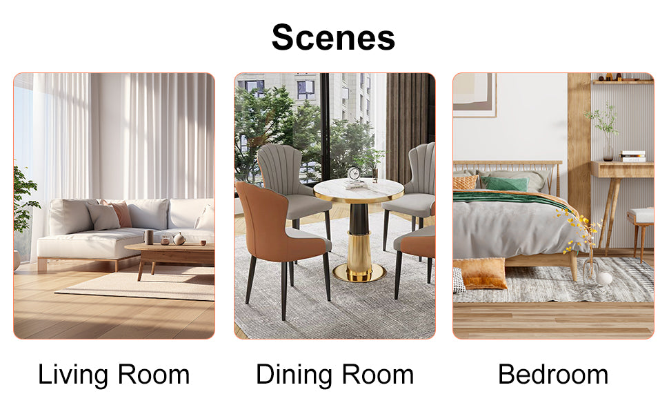 Table And Chair Set.Modern Dining Table, Tempered Glass Countertop With Artistic Mdf Legs.Paried With 4 Comfortable Chairs With Pu Seats And Metal Legs. Suitable For Various Decoration Styles. Black,Transparent Seats 4 Mdf Glass