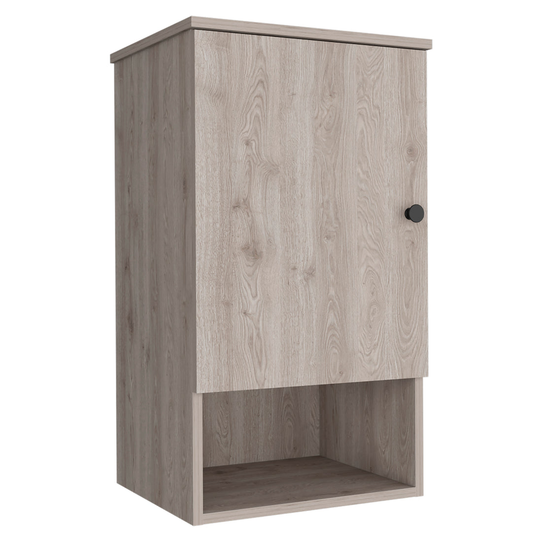 Alaska Medicine Cabinet, With Three Storage Shelves, Single Door Cabinet Beige Bathroom Modern Mdf Engineered Wood