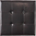 Carlsbad Storage Ottoman Espresso Leather