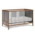 Pixie Finn 3 In 1 Crib In Walnut Charcoal Walnut Brown Wood