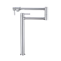 Pot Filler Faucet With Extension Shank Chrome Brass