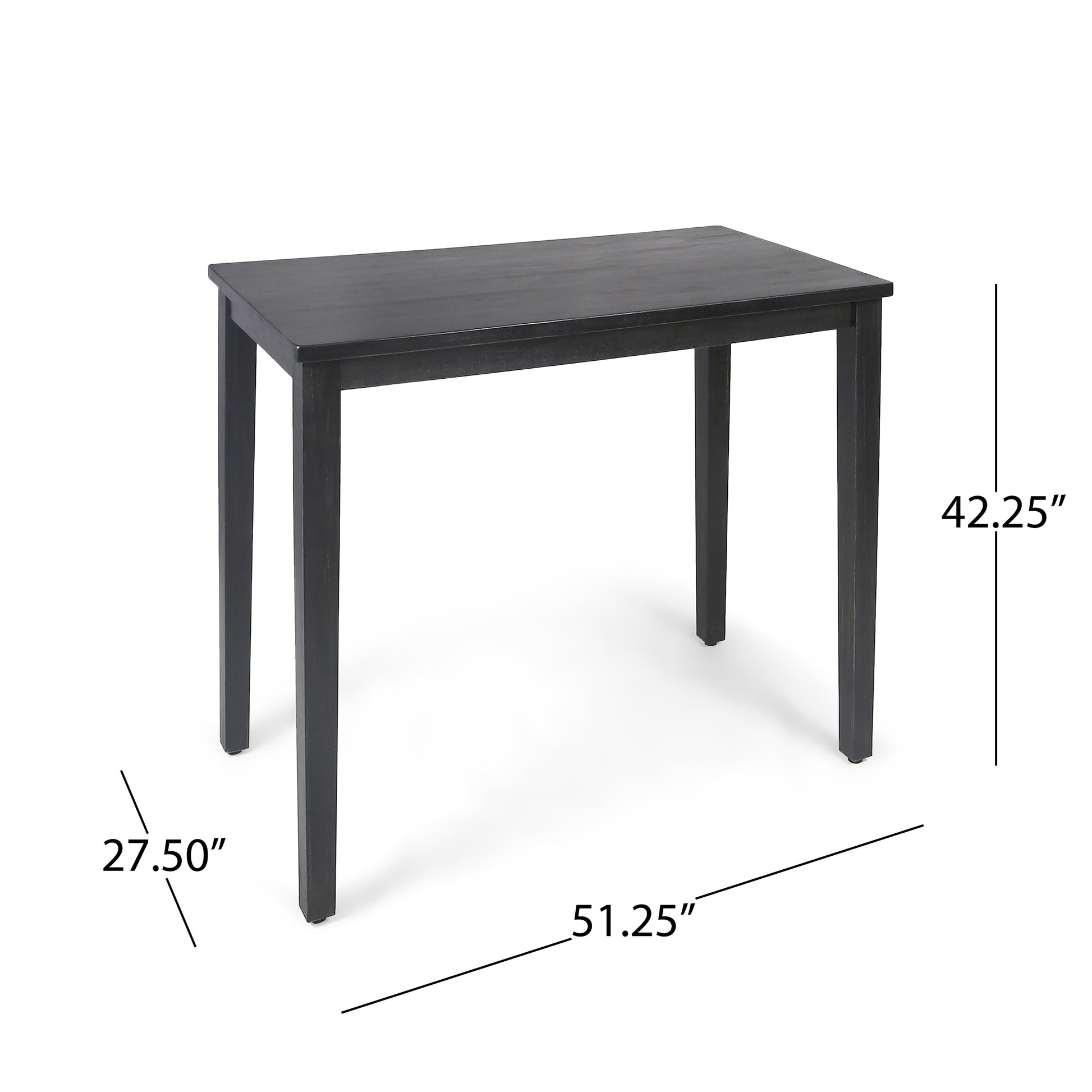 Bar Table Grey Acacia Wood