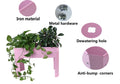 Elevated Garden Bed, Metal Elevated Outdoor Flowerpot Box, Suitable For Backyard And Terrace, Large Flowerpot, Suitable For Vegetable And Flowerpink*2 Pink Steel