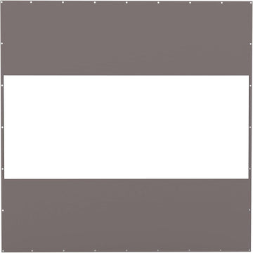 Heavy Duty Outdoor Clear Panel Curtain, 18 Oz Waterproof Pvc Polyester Curtain, Weather Resistant & Tearproof For Patios, Gazebos, Pergolas, Privacy Screen 10'H X 10'W, Gray Gray