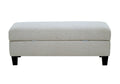 Drason Gray Storage Ottoman Gray Foam Engineered Wood