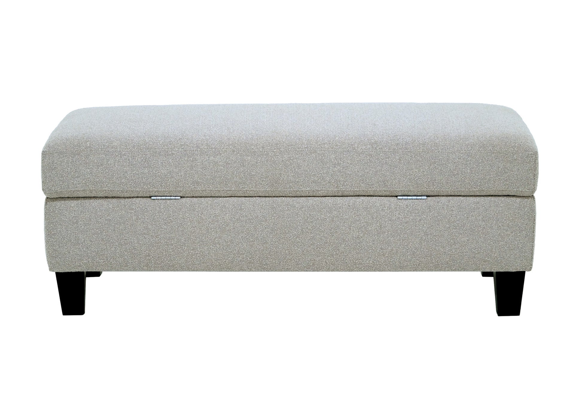 Drason Gray Storage Ottoman Gray Foam Engineered Wood