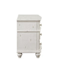 Antique White 3 Drawer Nightstand Antique White 3 Drawers Bedroom Rectangle Felt Lined Drawers Antique Wood