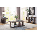 Walnut Coffee Table With Straight Leg Walnut Primary Living Space Poplar Rectangular Shelves Coffee & End Tables Rectangular Wood Sled