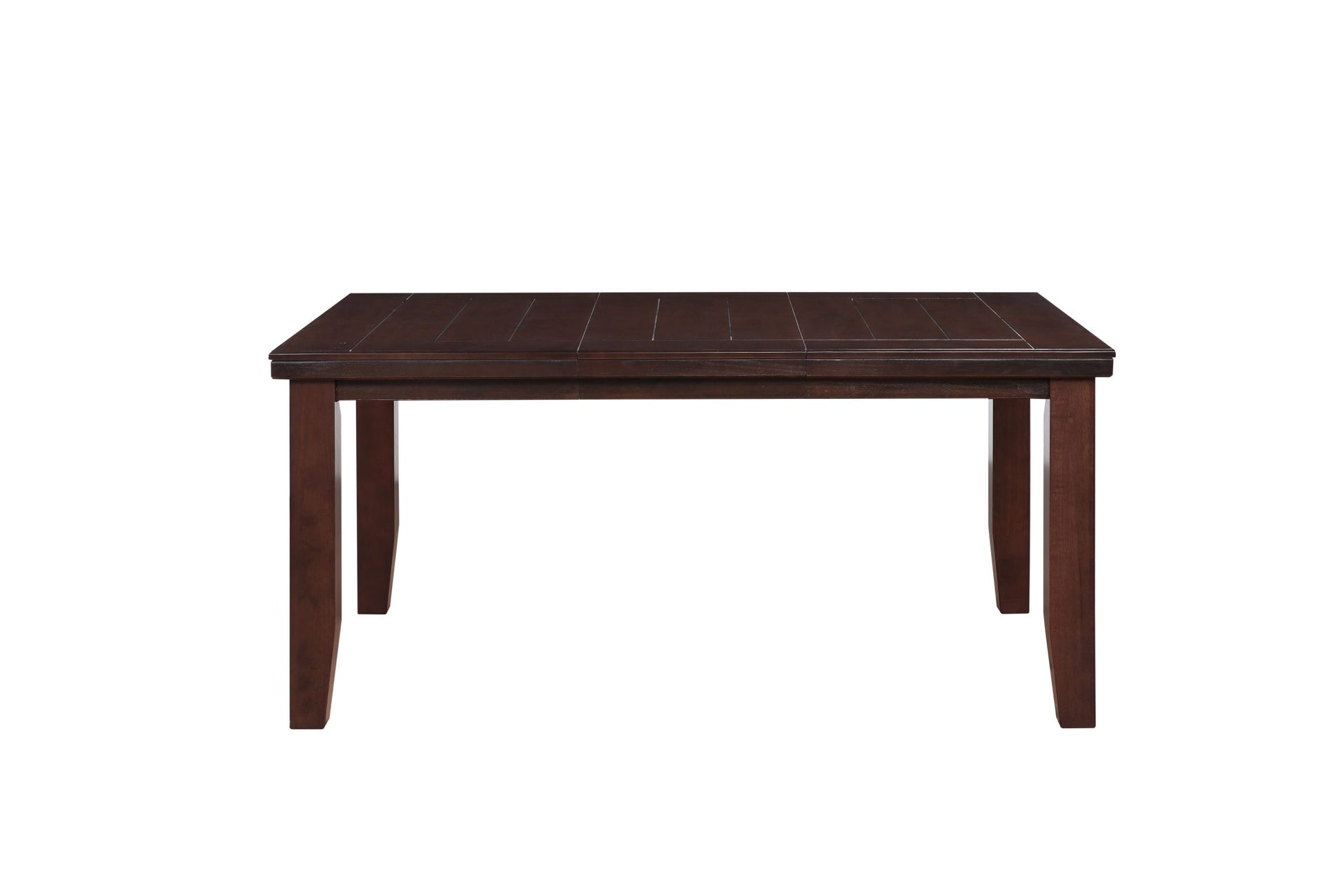 Cherry Dining Table With Tapered Leg Cherry Seats 6 Dining Room Transitional Rectangular Mdf